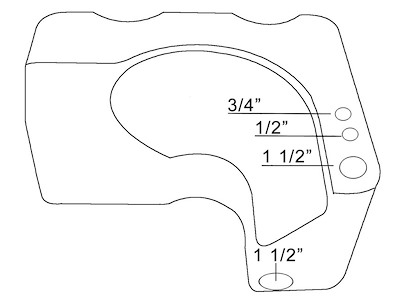 Serbatoio acque nere conformato per WC 