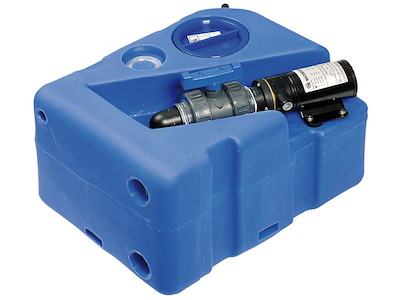 Serbatoio acque nere con maceratore orizzontale