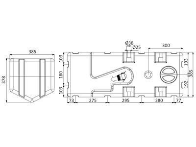 Serbatoio acque nere con maceratore WHALE incorporato