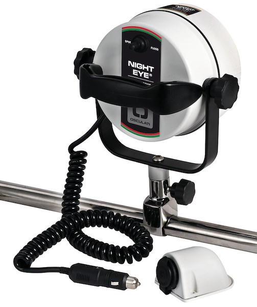 Faro di profondità Night Eye e Night Eye LED con base di fissaggio