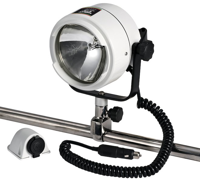 Faro di profondità Night Eye e Night Eye LED con base di fissaggio