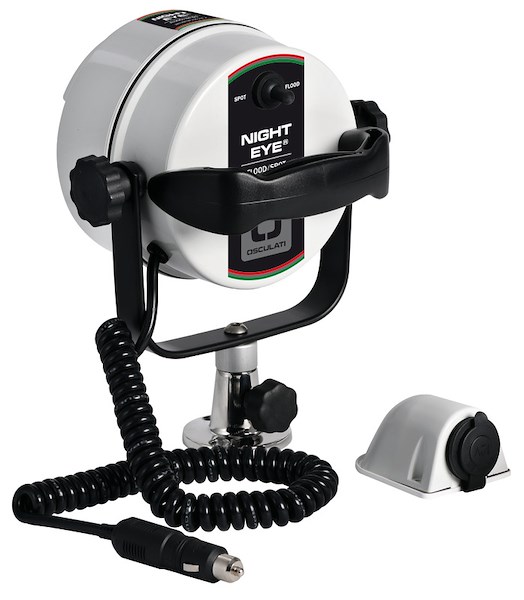 Faro di profondità Night Eye e Night Eye LED con base di fissaggio