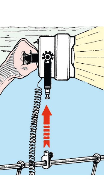 Faro di profondità Night Eye e Night Eye LED con attacco da pulpito
