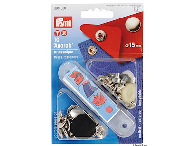 Serie 10 bottoni capote Prym 