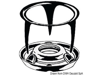 Bottoni di fermo in ottone nichelato per moquette