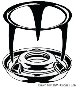 Bottoni di fermo in ottone nichelato per moquette