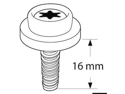 Bottone universale in composito CAF-COMPO