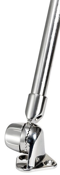 Fanale di fonda con asta abbattibile Aerodinamics LED con regolazione inclinazione