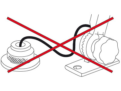 Asta luminosa abbattibile, 60 cm. inox 