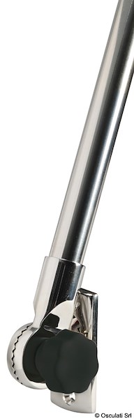 Fanale di fonda con asta abbattibile, regolazione micrometrica con basetta dentata