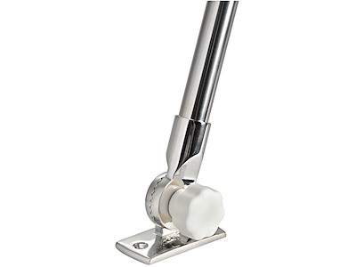 Fanale di fonda con asta abbattibile, regolazione micrometrica con basetta dentata