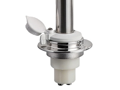 Asta led estraibile incasso bianco 