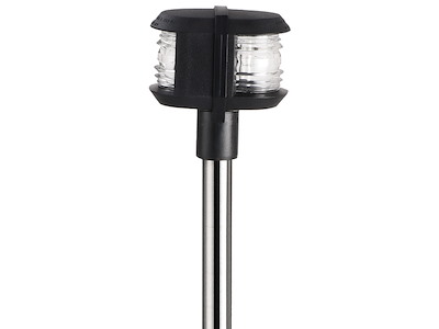 Fanale di fonda con asta Compact abbattibile con doppio fanale
