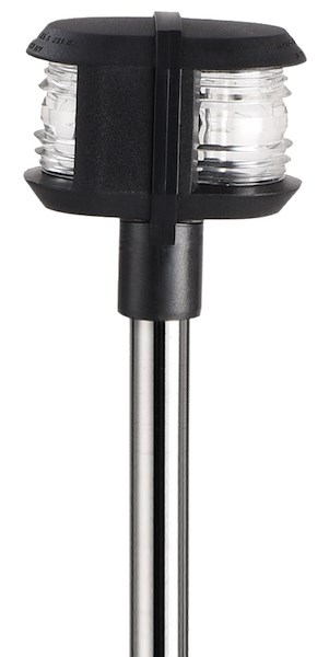 Fanale di fonda con asta Compact abbattibile con doppio fanale