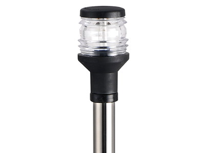 Fanale di fonda con asta Compact 360° estraibile da parete