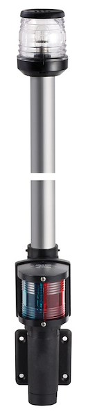 Fanale di fonda con asta Classic combinata in alluminio