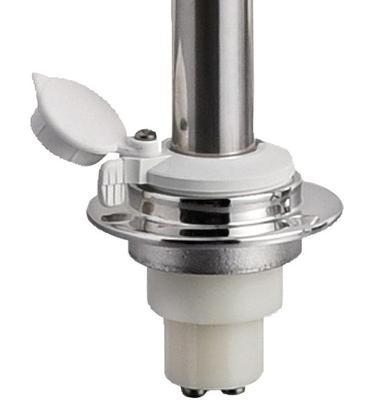 Fanale di fonda con asta Compact estraibile da piano