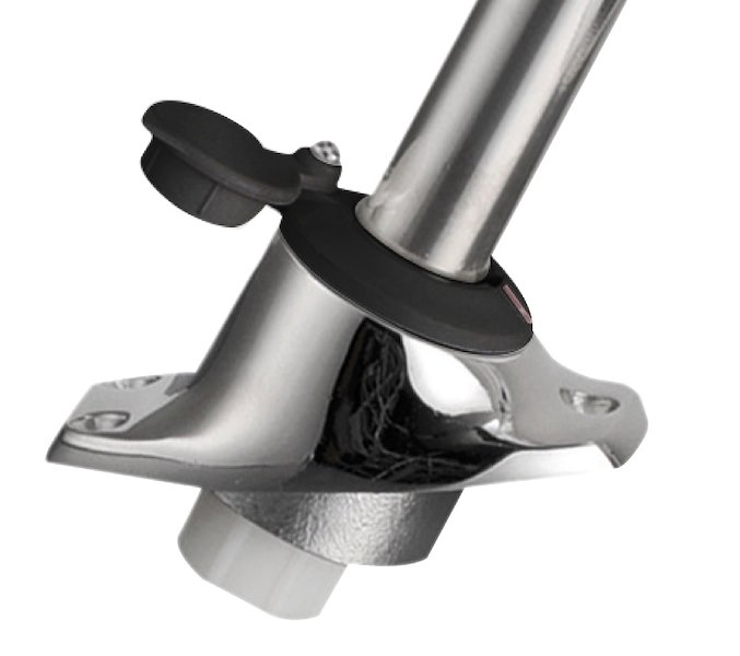 Fanale di fonda con asta Compact 360° estraibile inclinata
