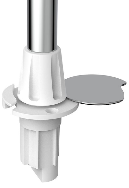 Fanale di fonda con asta Classic 360° estraibile con base Advance