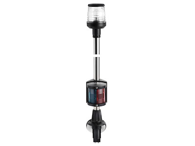 Fanale di fonda con asta Classic combinata in acciaio inox