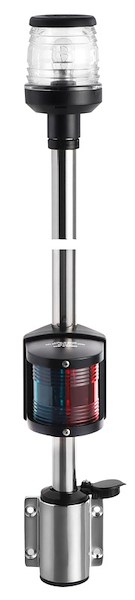 Fanale di fonda con asta Classic combinata in acciaio inox