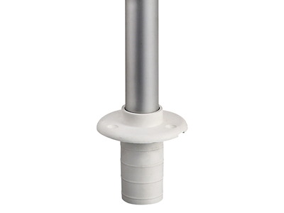 Asta 100 cm fanale 225° bianco 