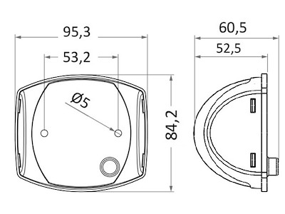 Luci di via Sphera II a LED fino 20 m, corpo in acciaio inox lucidato a specchio