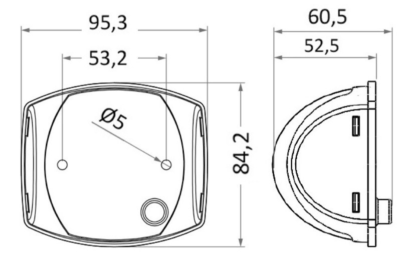 Luci di via Sphera II a LED fino 20 m, corpo in acciaio inox lucidato a specchio
