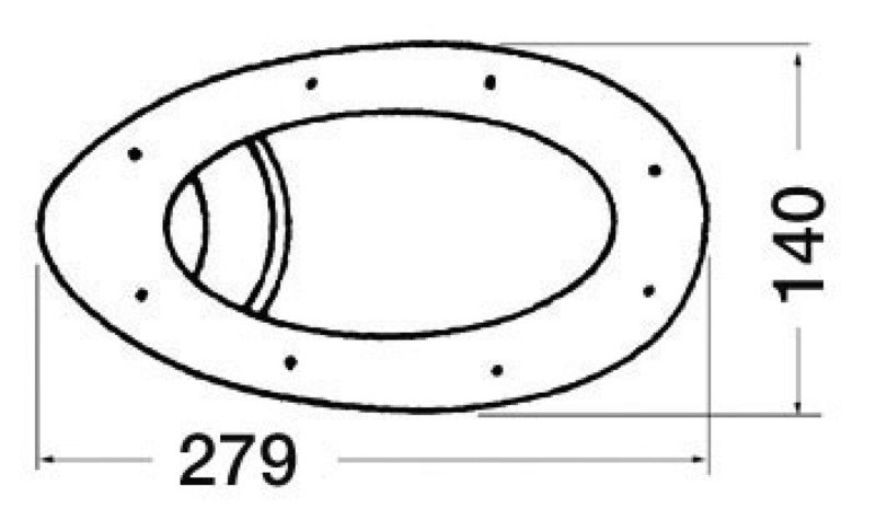 Coppia fari da murata ad incasso completi di bulbo stagno Sealed Beam da 4”