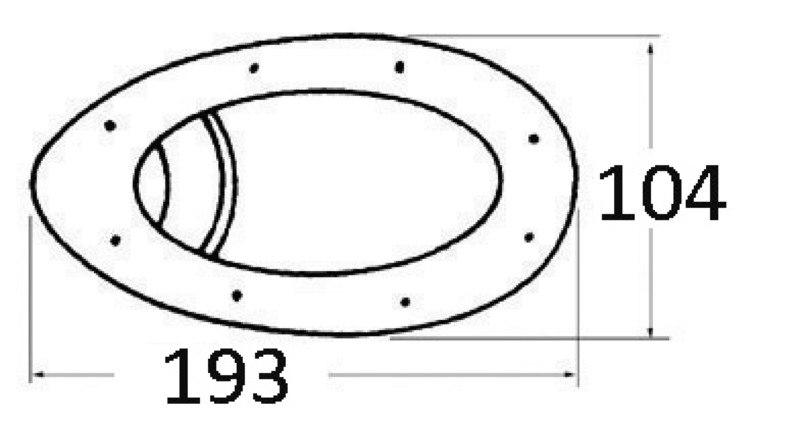 Coppia fari da murata ad incasso Compact con lampadina LED