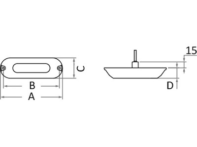 Luce subaquea LED per plancette, specchi di poppa, carene e pozzetti
