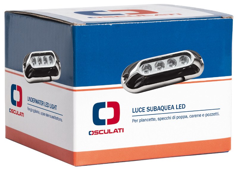 Luce subaquea LED per plancette, specchi di poppa, carene e pozzetti