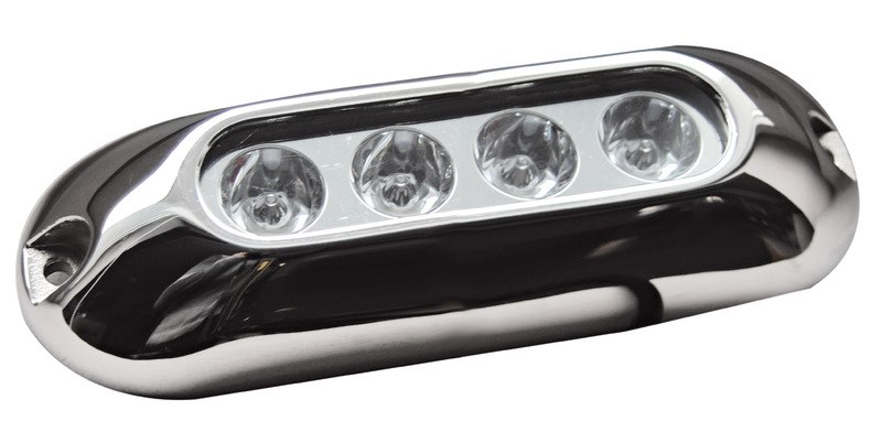 Luce subaquea LED per plancette, specchi di poppa, carene e pozzetti
