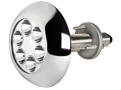 Luce subacquea per carena/specchio di poppa/plancetta con prigioniero