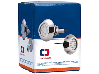 Luce subacquea per carena/specchio di poppa/plancetta con prigioniero