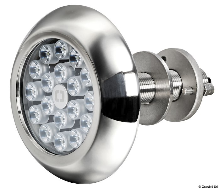 Luce subacquea per carena/specchio di poppa/plancetta con prigioniero