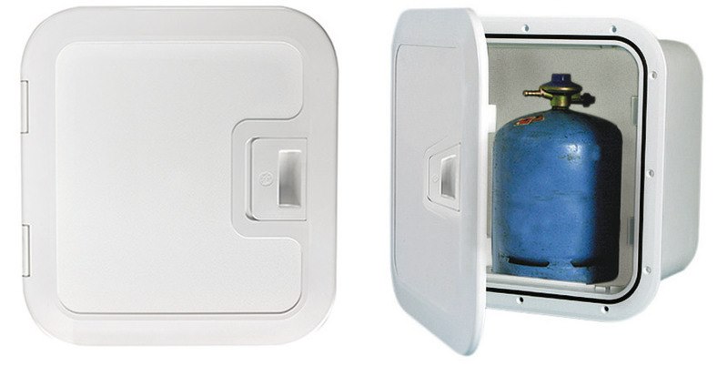 Gavone per bombole gas ventilazione frontale 