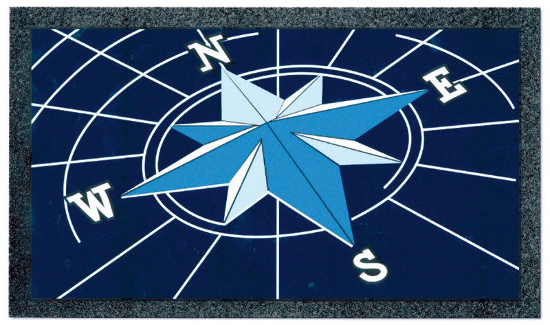 Zerbino rettangolare antisdrucciolo Format 40x68 cm