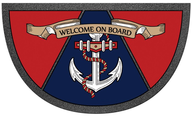 Zerbino mezzaluna antisdrucciolo Format 40x68 cm