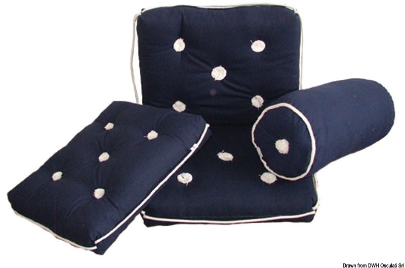 Cuscino in cotone idrorepellente e resistente ai raggi UV