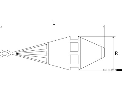 Spera bicone (ancora galleggiante) Antell PTY Australia