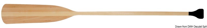 Pagaia in legno laminato