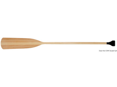 Pagaia in legno laminato