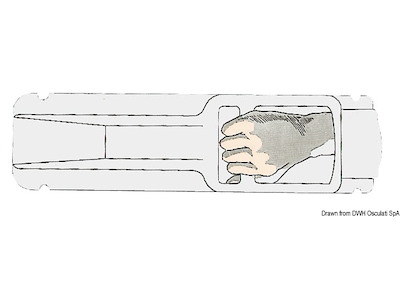 Pagaia emergenza a mano 