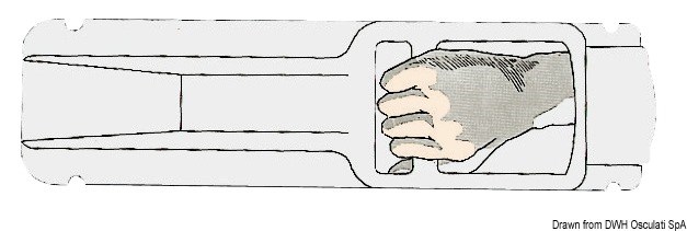 Pagaia emergenza a mano 