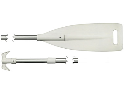 Pagaia telescopica con gancio 90/160 cm 