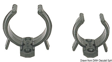 Clip fermatubi in nylon