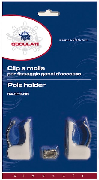 Clip a molla per ganci d'accosto 
