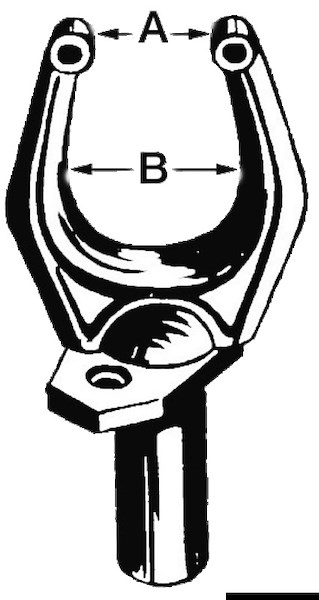 Scalmo nylon nero 32 x 46 mm 