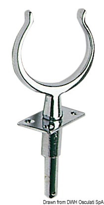 Scalmo in ottone cromato